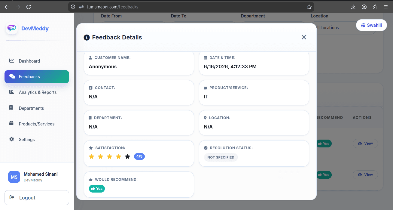 TUMAMAONI screenshot 4